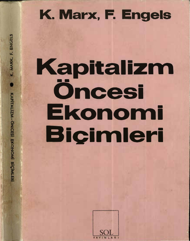 Kapitalizm Öncesi Ekonomi Biçimleri PDF – Karl Marx & Friedrich Engels
