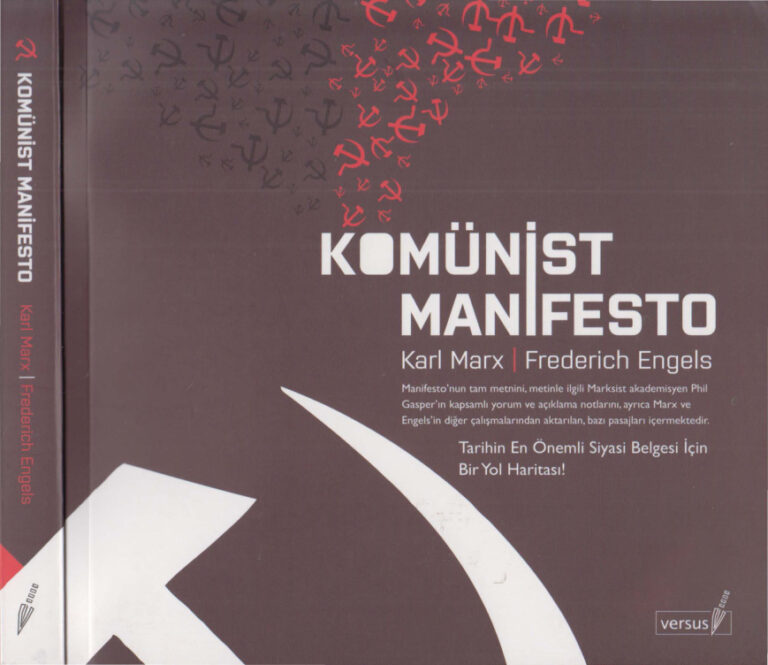 Marks Engels Komünist Manifesto Versus Yayınları Kitap Kapağı