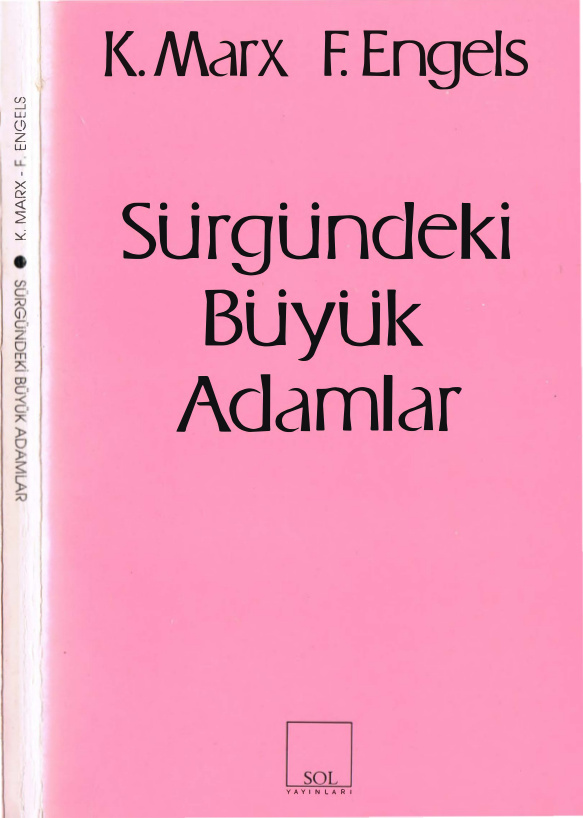 Sürgündeki Büyük Adamlar PDF – Karl Marx & Friedrich Engels