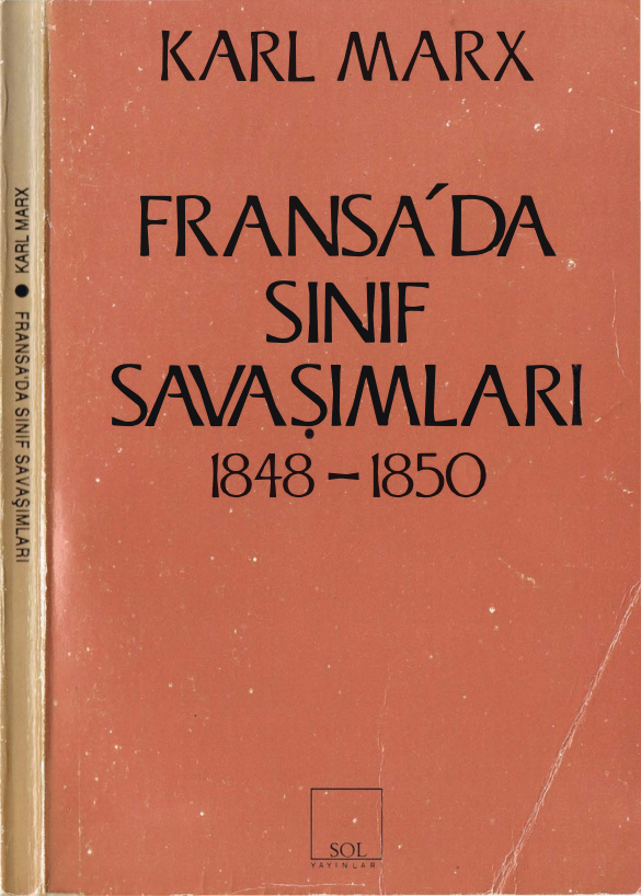 Fransa’da Sınıf Savaşımları PDF – Karl Marx