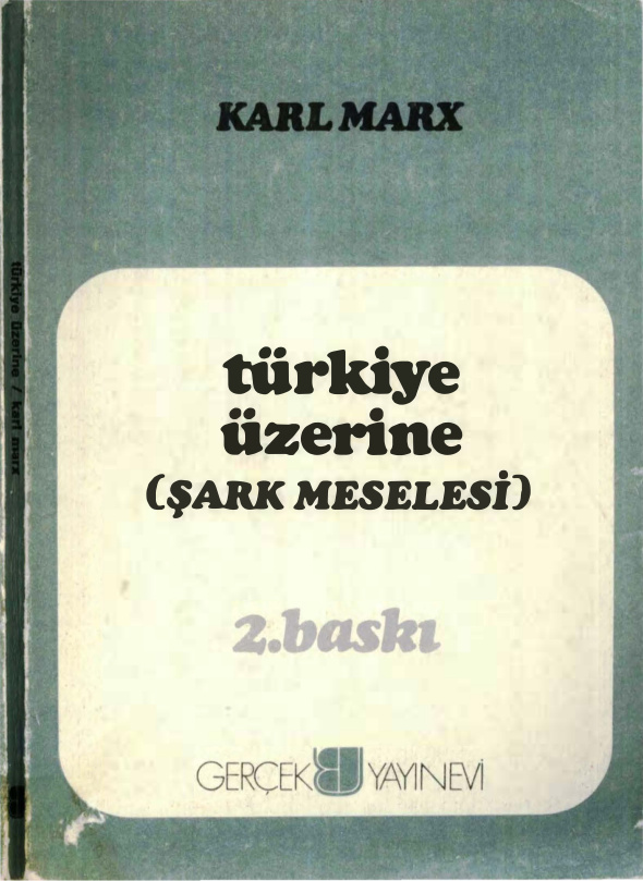 Türkiye Üzerine PDF – Karl Marx