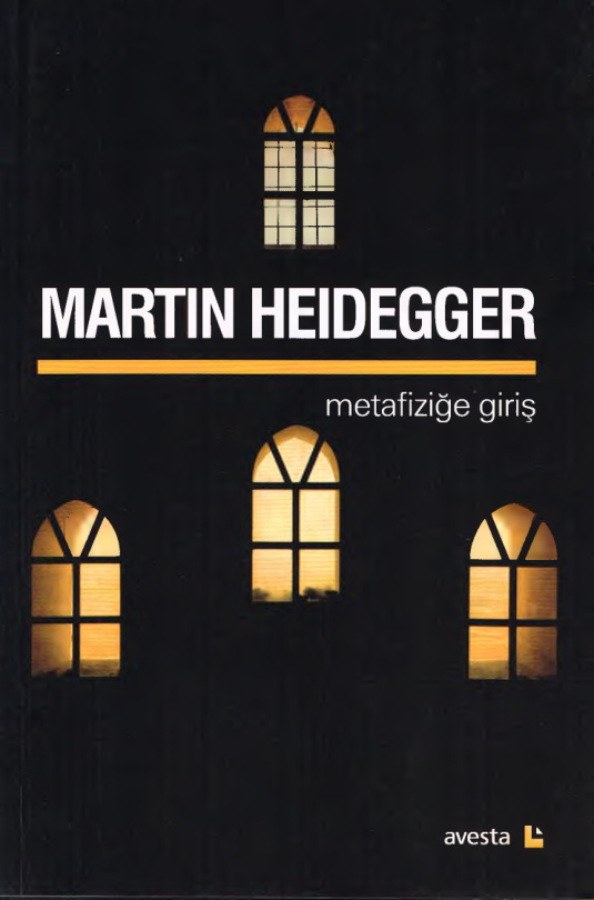 Metafiziğe Giriş PDF – Martin Heidegger