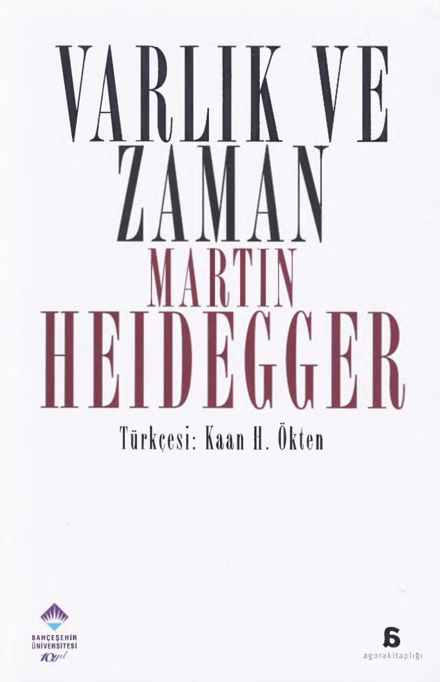 Varlık ve Zaman PDF – Martin Heidegger