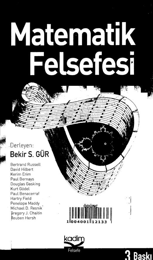 Matematik Felsefesi PDF – Kolektif / Derleyen: Bekir S. Gür