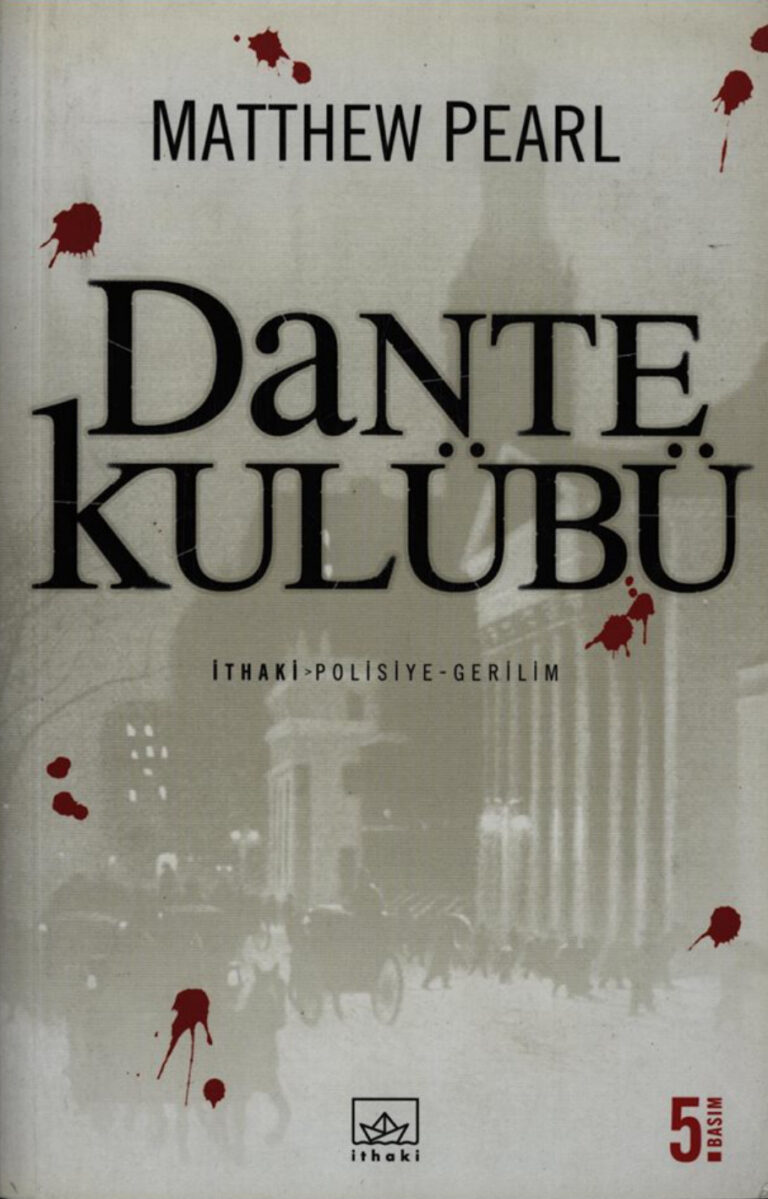 Matthew Pearl Dante Kulübü İthaki Yayınları Kitap Kapağı