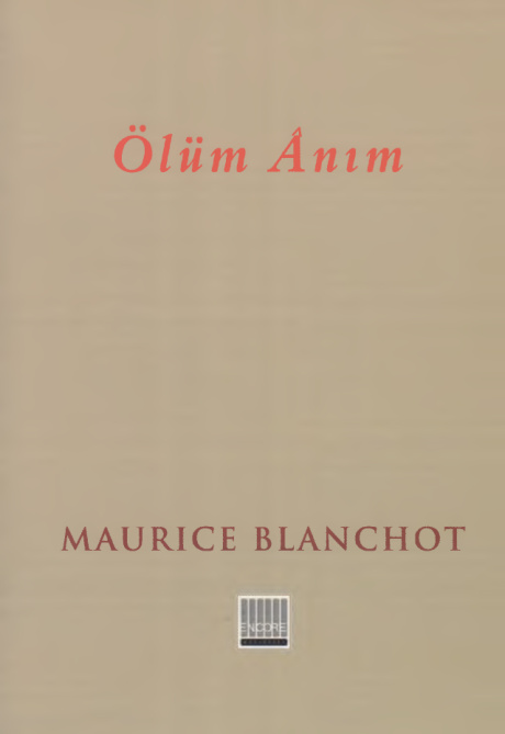 Ölüm Anım PDF – Maurice Blanchot