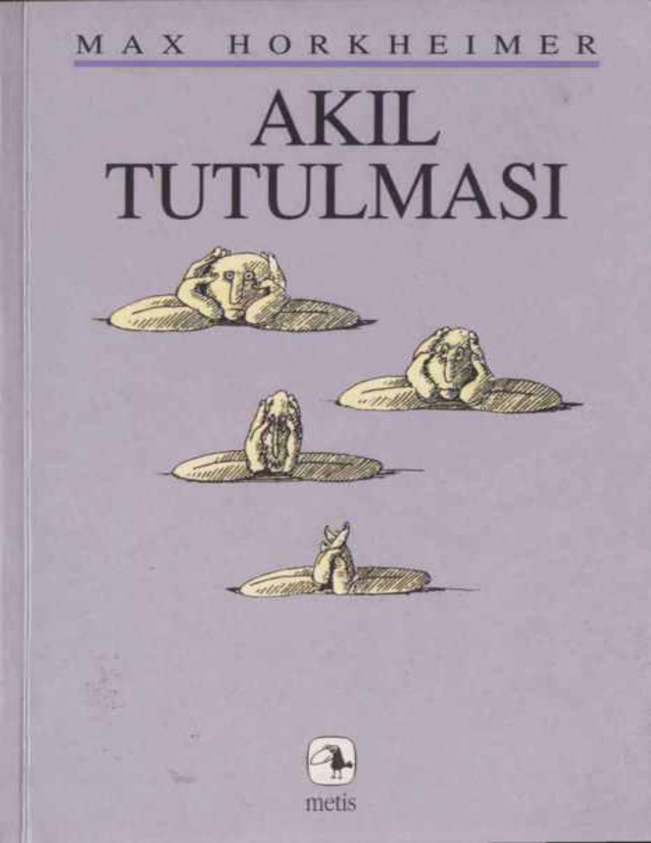 Akıl Tutulması PDF – Max Horkheimer
