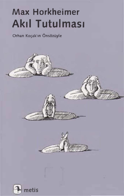 Akıl Tutulması (Metis) PDF – Max Horkheimer