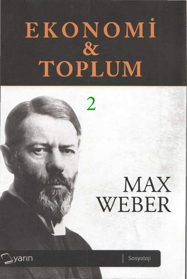 Ekonomi ve Toplum Cilt II PDF – Max Weber
