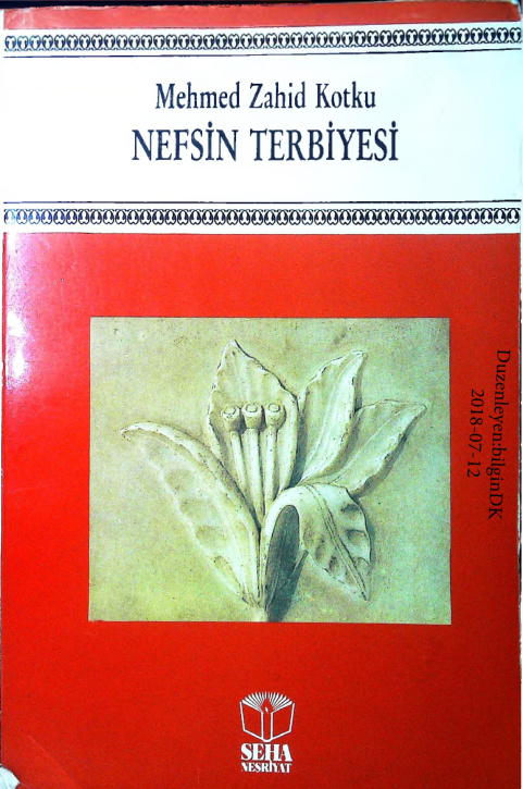 Nefsin Terbiyesi PDF – Mehmed Zahid Kotku