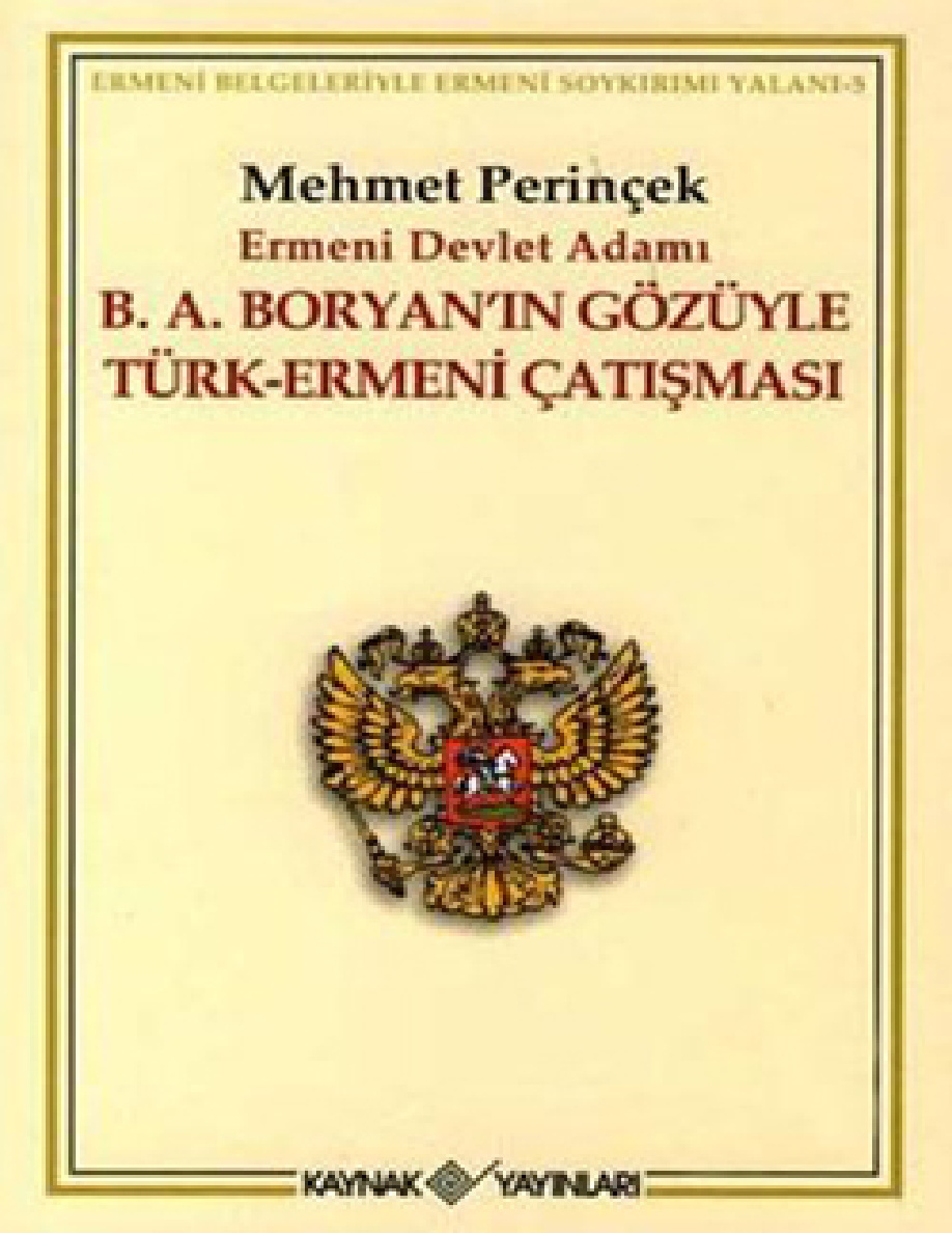 Boryan’ın Gözüyle Türk Ermeni Çatışması PDF – Mehmet Perinçek