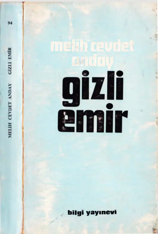 Melih Cevdet Anday Bütün Eserleri 10 Gizli Emir PDF – Melih Cevdet Anday