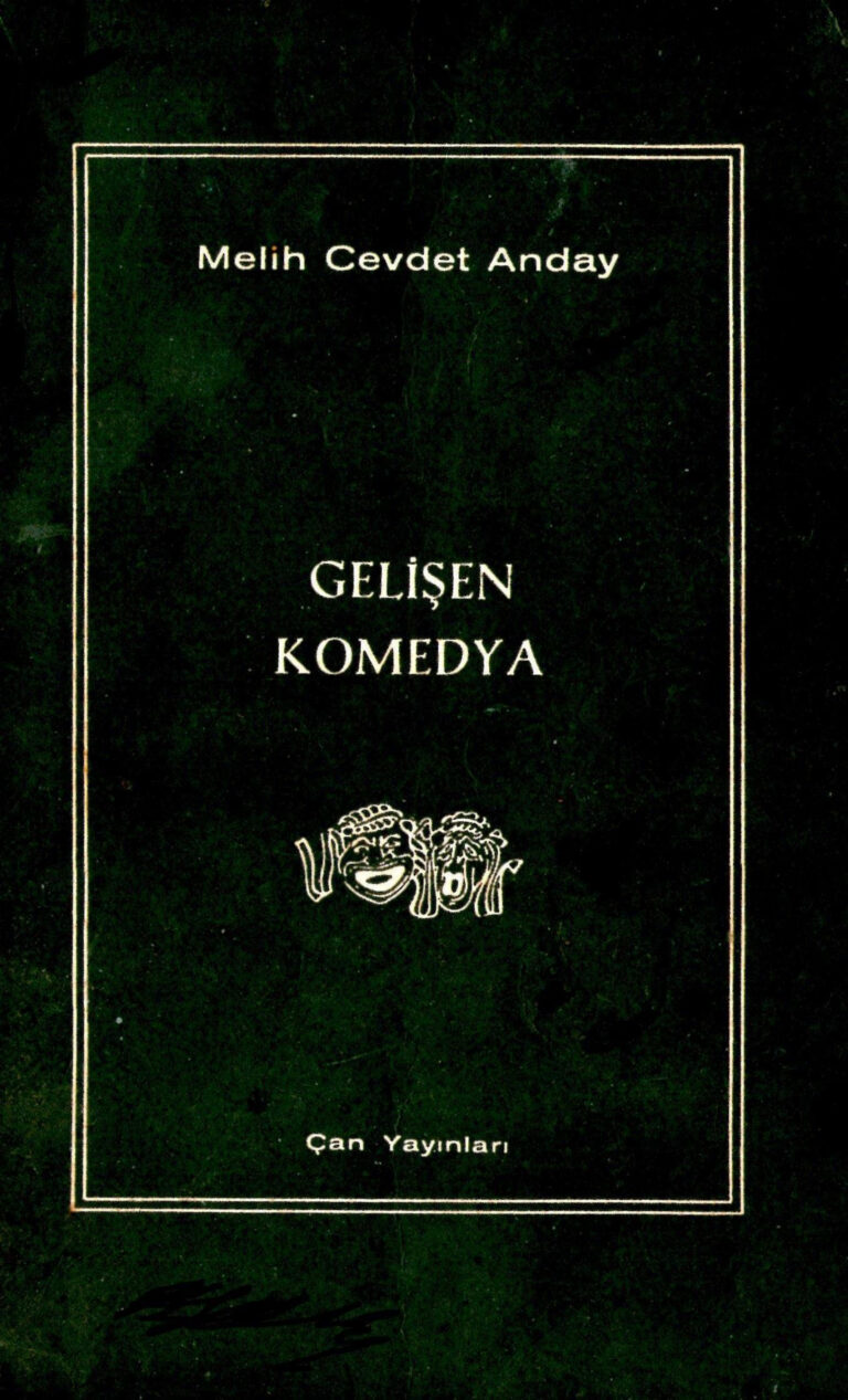 Melih Cevdet Anday Gelişen Komedya Çan Yayınları Kitap Kapağı
