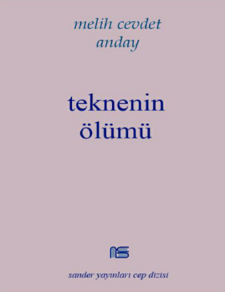 Teknenin Ölümü PDF – Melih Cevdet Anday