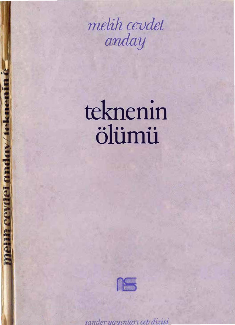 Teknenin Ölümü (Sander) PDF – Melih Cevdet Anday