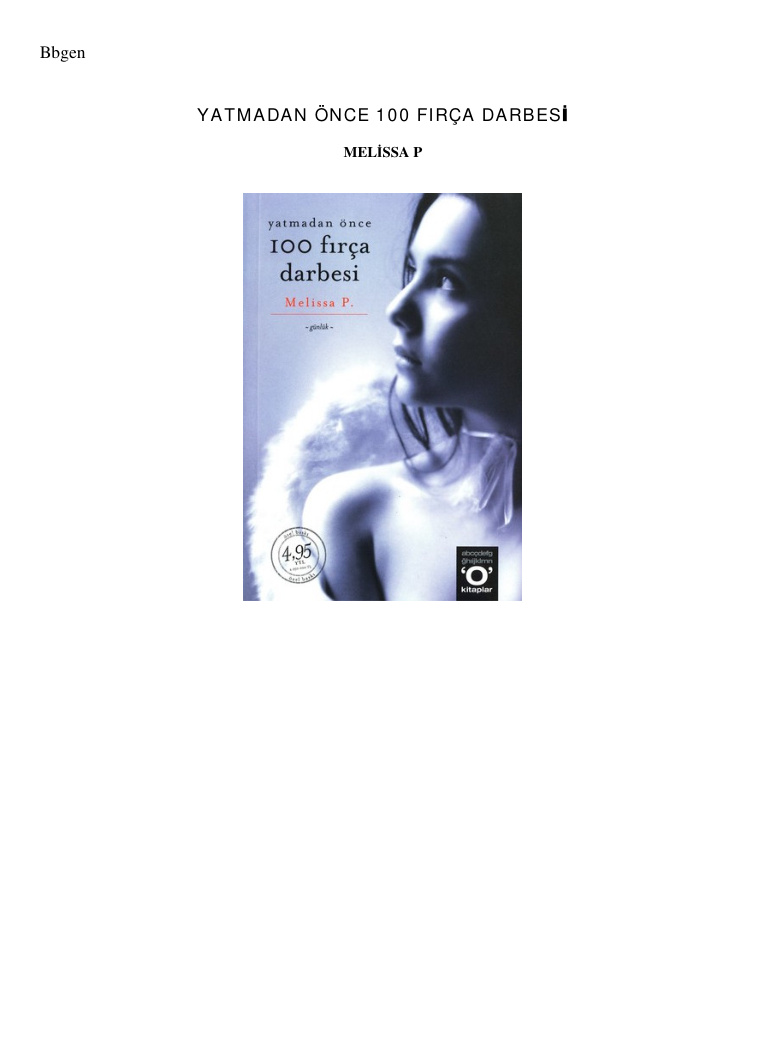 Yatmadan Once 100 Firca Darbesi Resimli PDF – Melissa P. (Melissa Panarello)