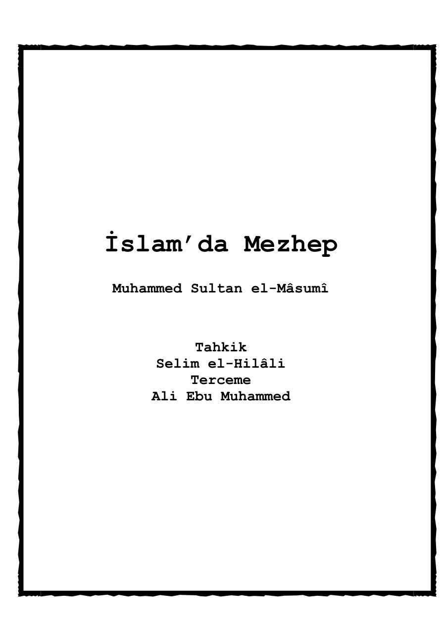 Menhec Kitaplari (1) PDF – Kolektif