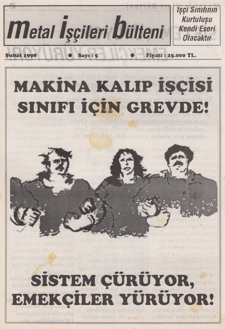 Metal İşçileri Bülteni Sayı 05 Şubat 1998 PDF – Kolektif