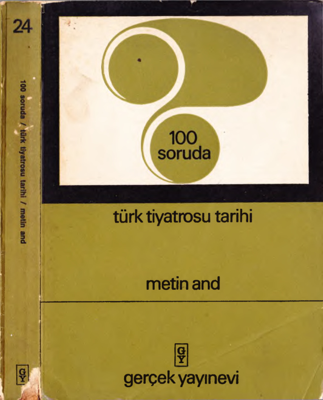 100 Soruda Türk Tiyatro Tarihi PDF – Metin And