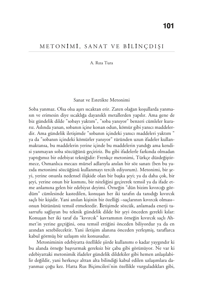 Metonimi, Sanat ve Bilinçdışı PDF – Kolektif