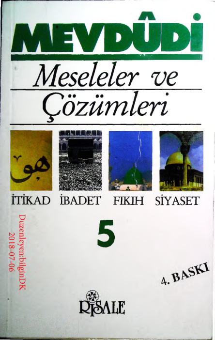 Meseleler ve Cozumleri.5 PDF – Ebu’l A’lâ el-Mevdûdî