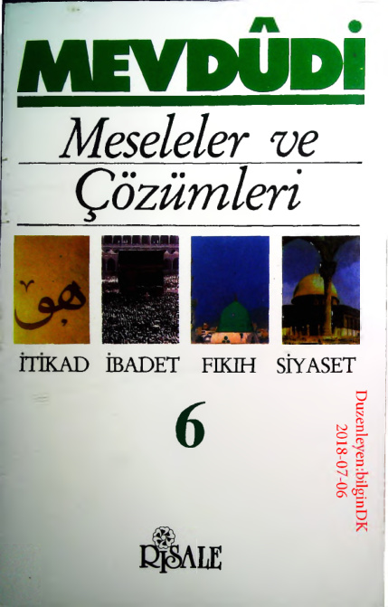 Meseleler ve Cozumleri.6 PDF – Ebu’l A’lâ el-Mevdûdî