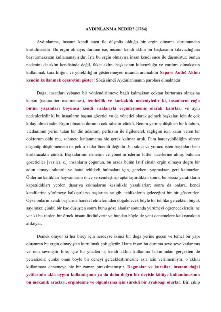 Michel Foucault Aydinlanma Nedir Kitap Kapağı