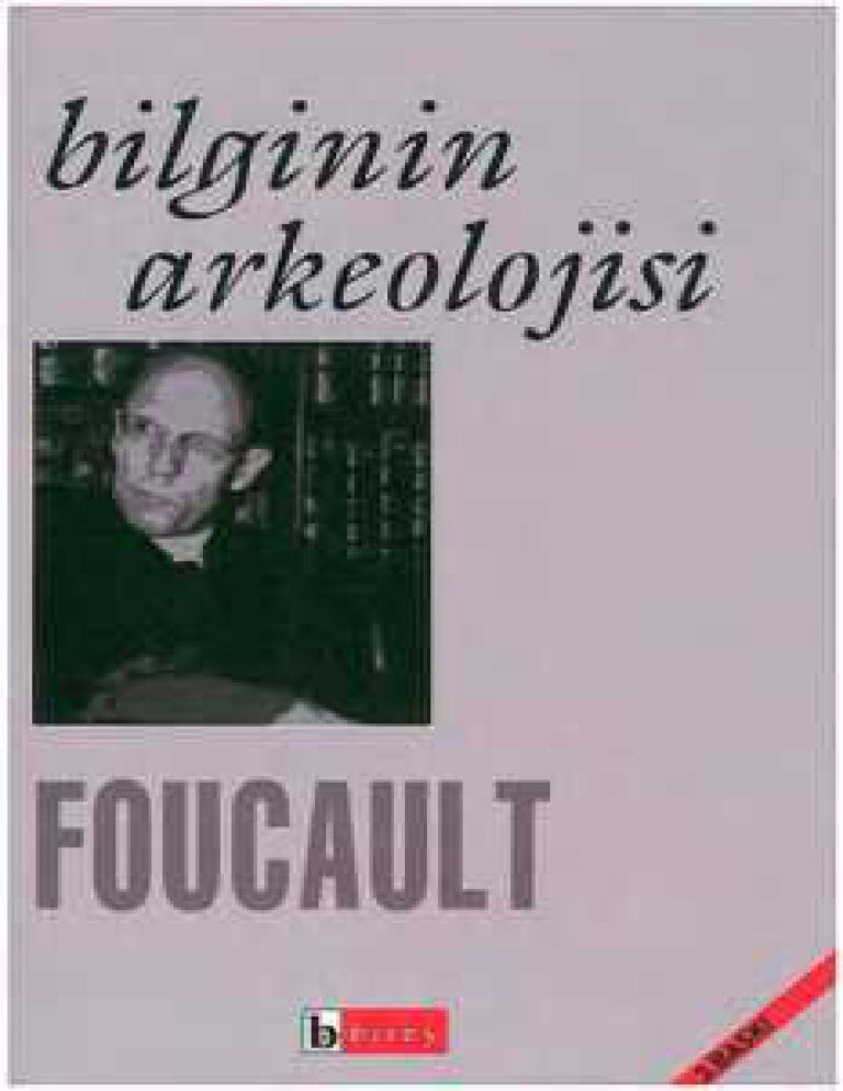 Michel Foucault Bilginin Arkeolojisi Kitap Kapağı