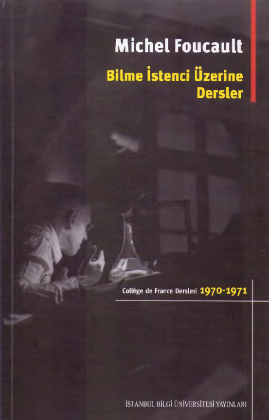 Bilme Istenci Üzerine Dersler PDF – Michel Foucault