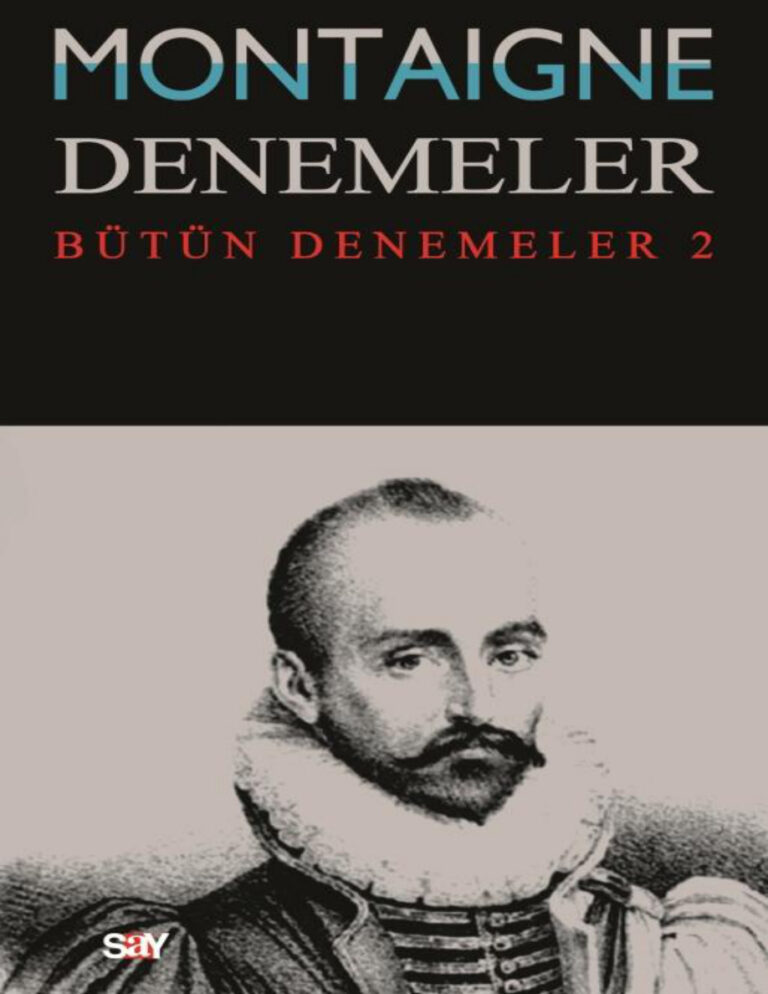 Michel de Montaigne Denemeler 2 Kitap Kapağı