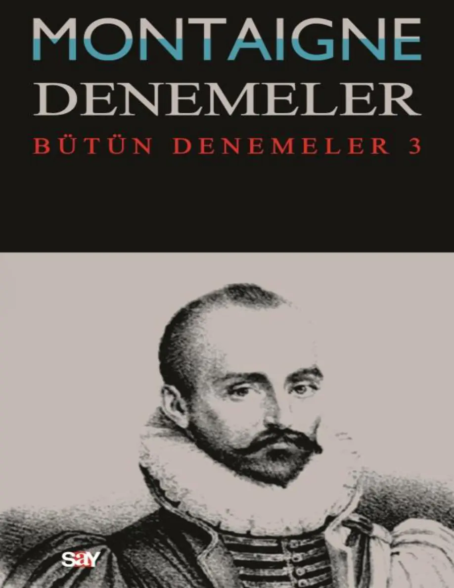 Michel de Montaigne – Denemeler 3 PDF – Michel de Montaigne
