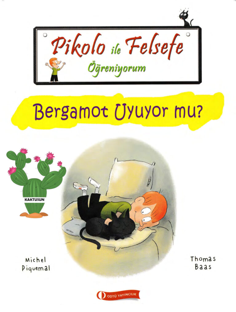 Michel Piquemal & Thomas Baas Pikolo ile Felsefe Öğreniyorum Bergamot Kitap Kapağı