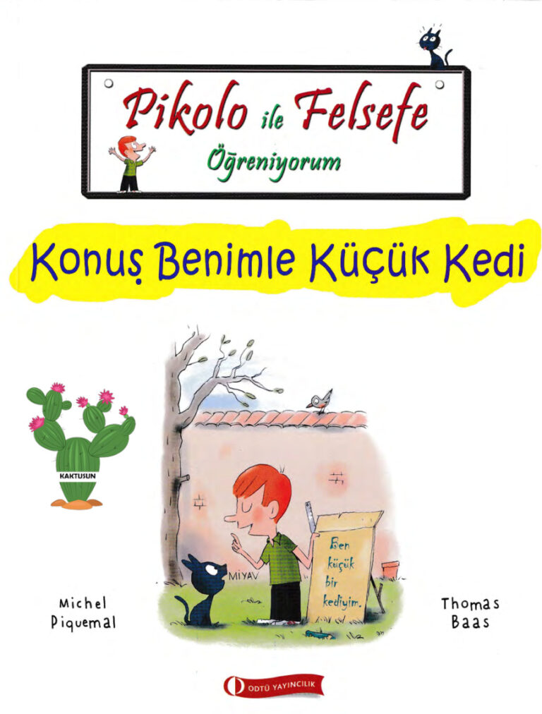 Michel Piquemal & Thomas Baas Pikolo ile Felsefe Öğreniyorum Konuş Kitap Kapağı