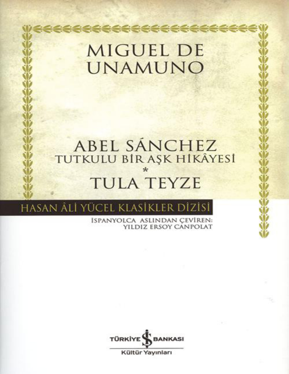 Abel Sanchez-Tula Teyze PDF – Miguel de Unamuno