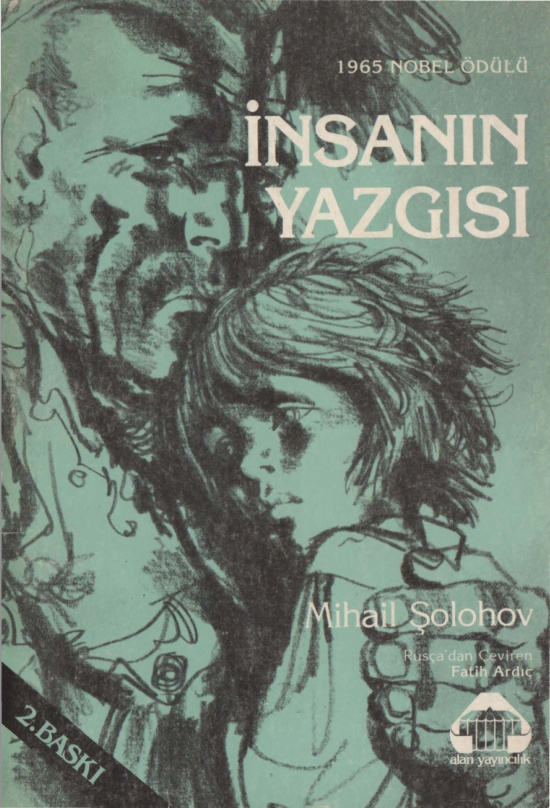 Mihail Şolohov İnsanın Yazgısı Alan Yayınları Kitap Kapağı