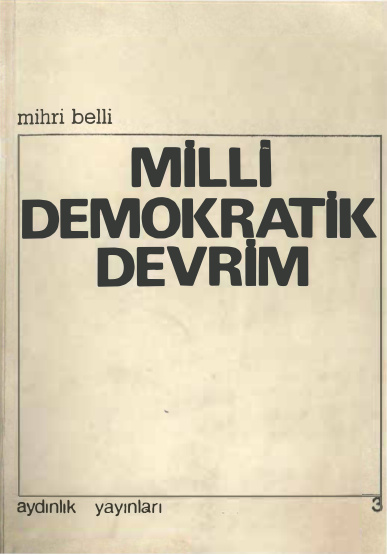 Milli Demokratik Devrim PDF – Mihri Belli