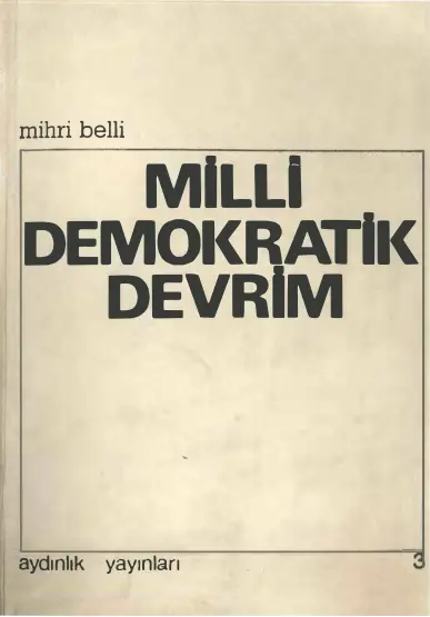 Milli Demokratik Devrim PDF – Mihri Belli