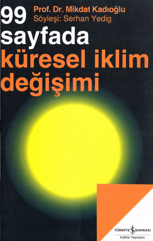 Küresel İklim Değişimi PDF – Mikdat Kadıoğlu & Serhan Yedig