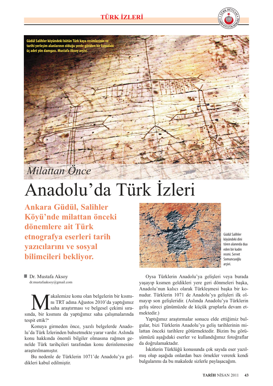 Milattan Önce Anadolu’da Türk İzleri PDF – Mustafa Aksoy