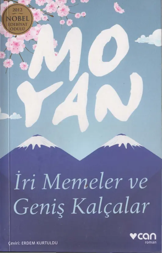 Mo Yan İri Memeler ve Geniş Kalçalar Can Yayınları Kitap Kapağı