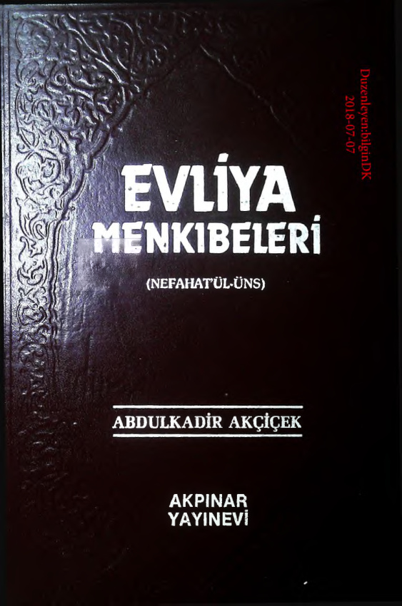 Evliya Menkibeleri.1 PDF – Molla Camii