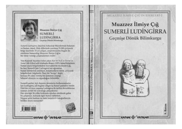 Muazzez İlmiye Çığ Sümerli Ludingirra Kitap Kapağı