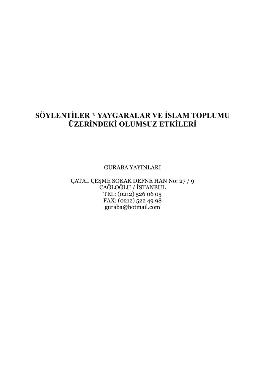 Muftelif Bazi Kitaplar (33) PDF – Kolektif