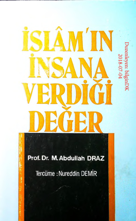Islamin Insana Verdigi Deger PDF – Muhammed A. Draz