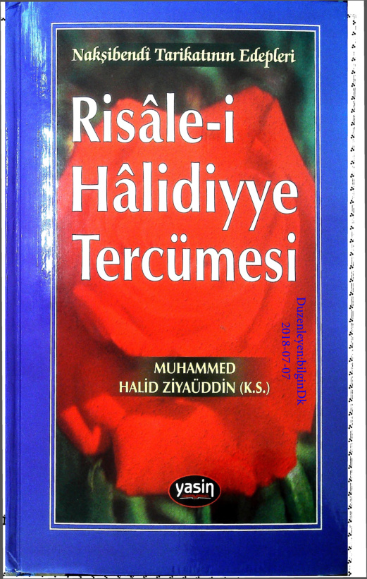 Risalei Hamidiye Tercumesi PDF – Muhammed Halid Ziyuddin