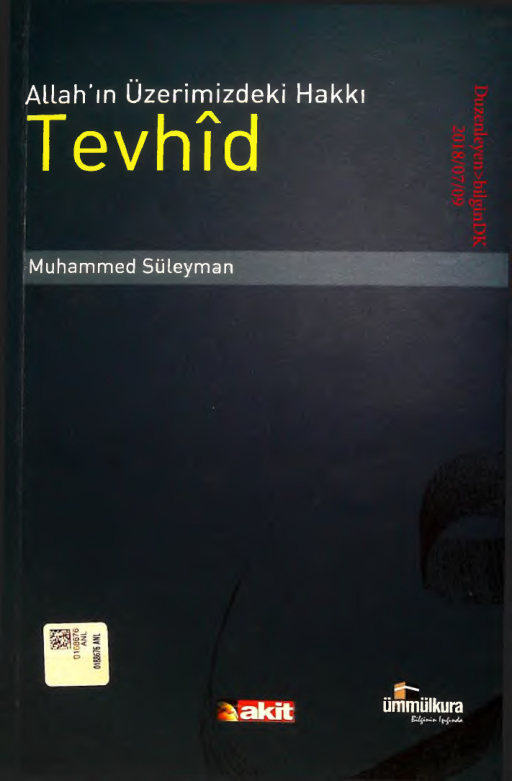 Allahin Uzerimizdeki Hakki Tevhid PDF – Muhammed Süleyman