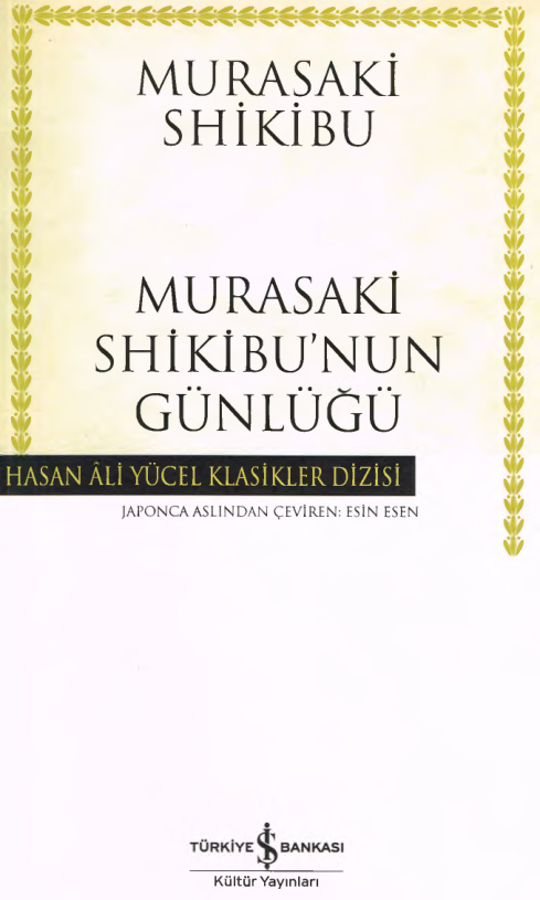 Murasaki Shikibu’nun Günlüğü PDF – Murasaki Shikibu