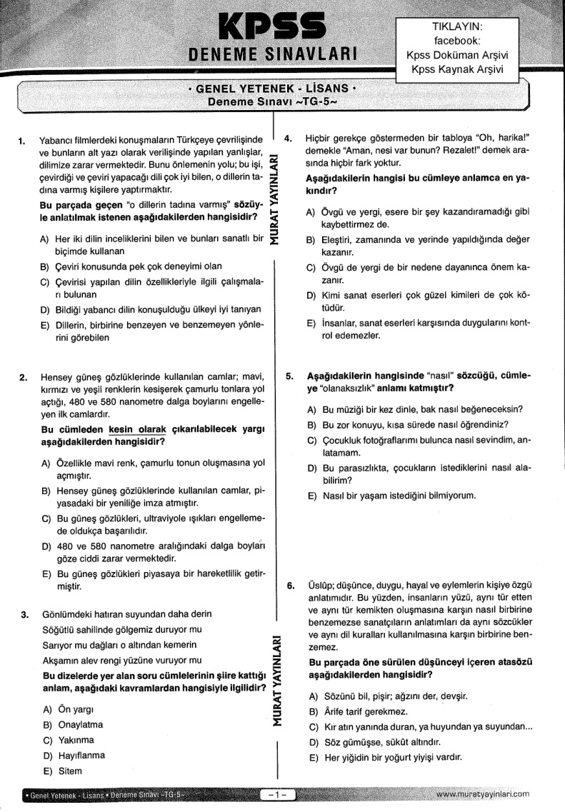 Murat 2018 Tg5 GyGk PDF – Kolektif