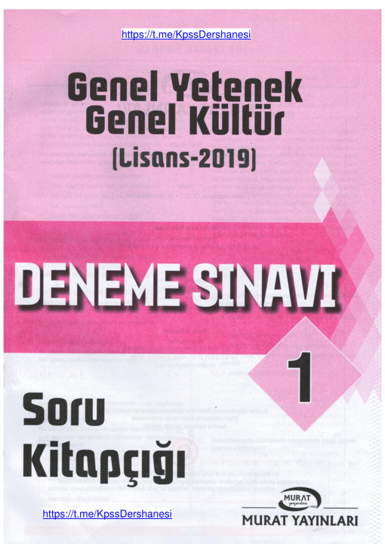 Murat 2019 Tg1 GyGk Kitap Kapağı
