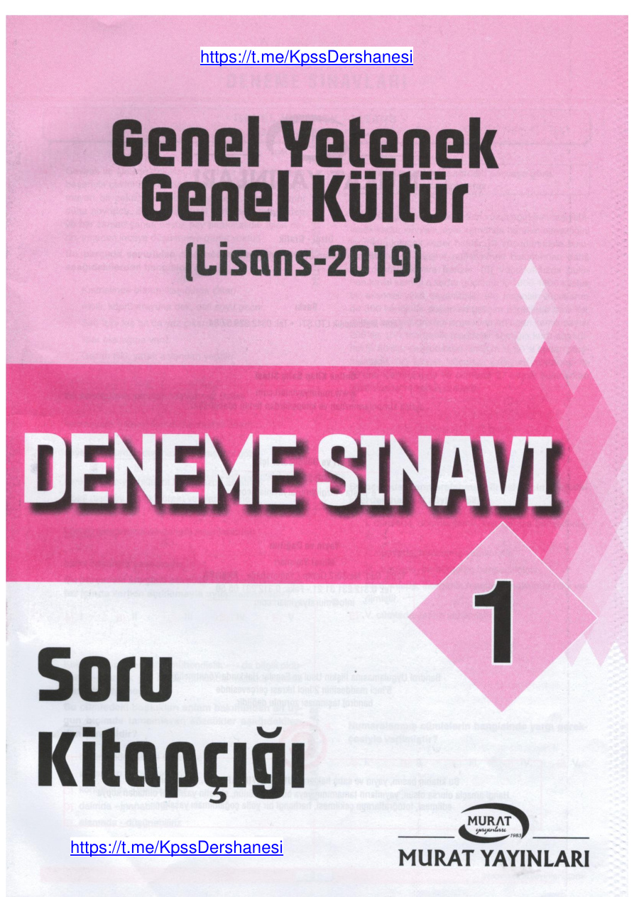 Murat 2019 Tg1 GyGk PDF – Kolektif